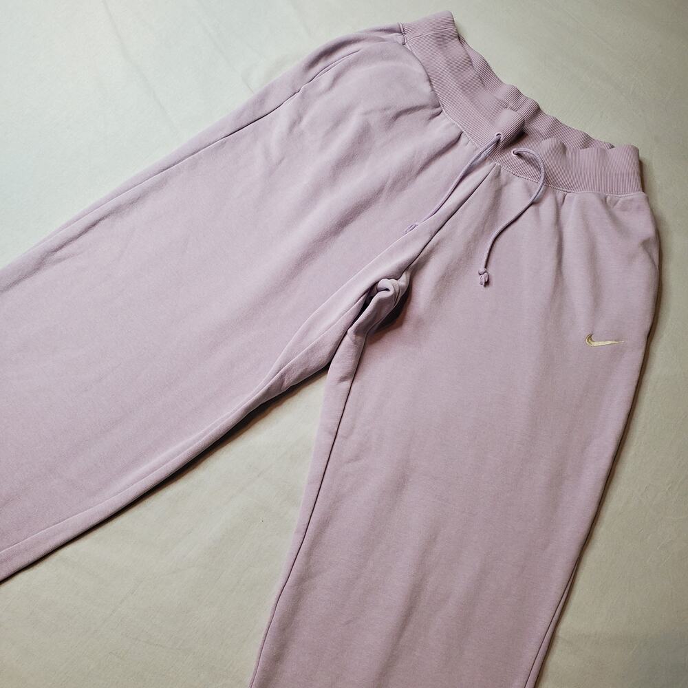 Nike Women's Size M Sportswear Phoenix Joggers Pants High-Waisted Lilac DQ5887